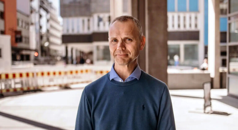 Audun Solberg, redaktør for avis og forlag i Aftenposten. Foto: Marte Vike Arnesen