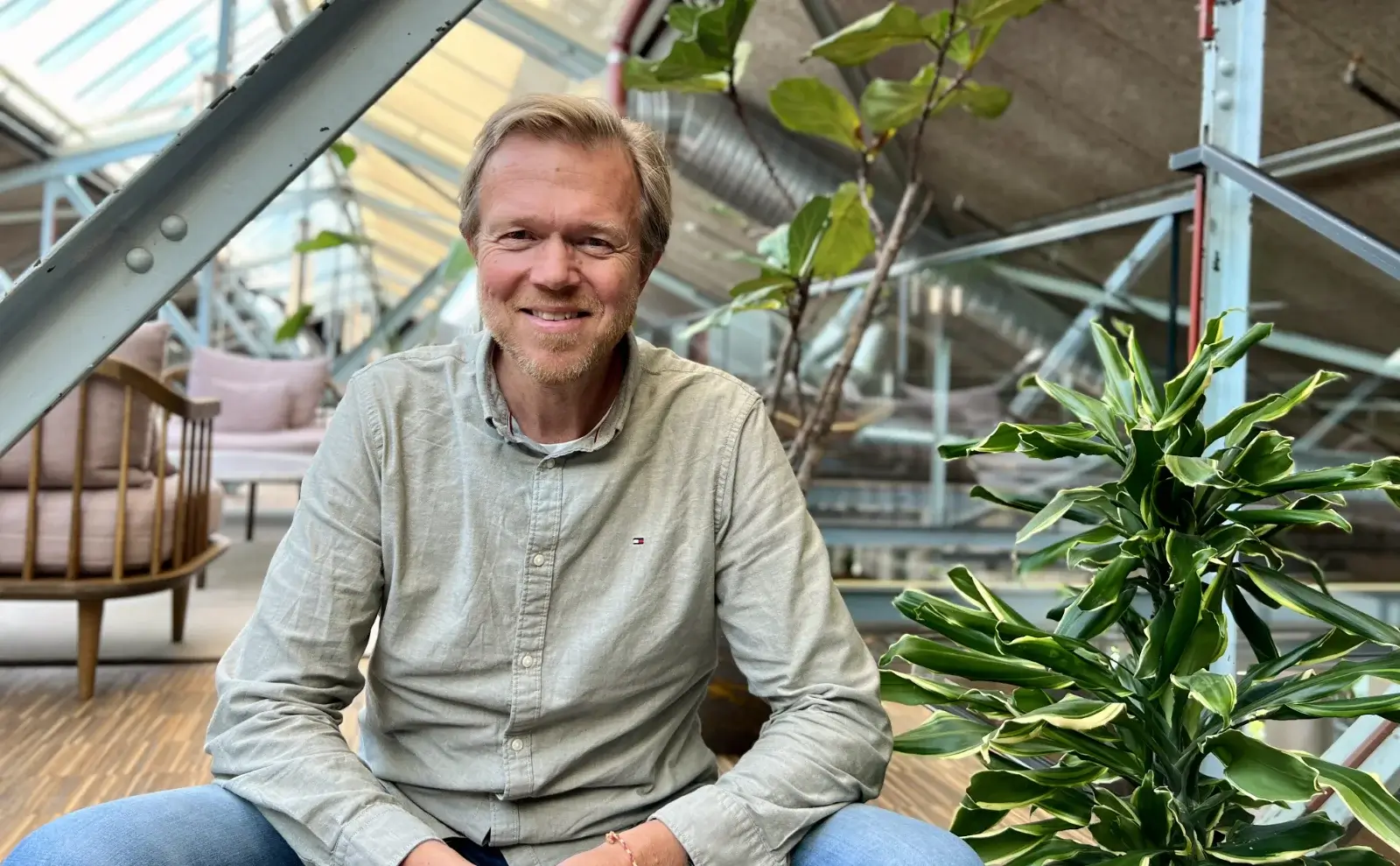 Ole André Sivertsen gleder seg til å ta fatt på arbeidet som ny tjenesteansvarlig for LOOP Miljøskole. Foto: LOOP Stiftelsen for kildesortering og gjenvinning