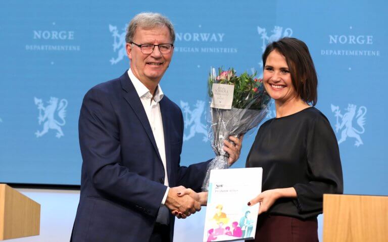 Robert Steen og Kari Nessa Nordtun Foto Vidar Alfarne