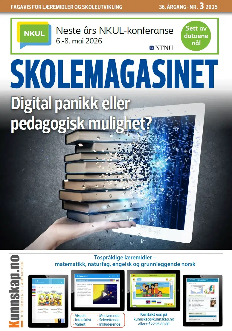 skolemagasinet 3 2025 med annonse