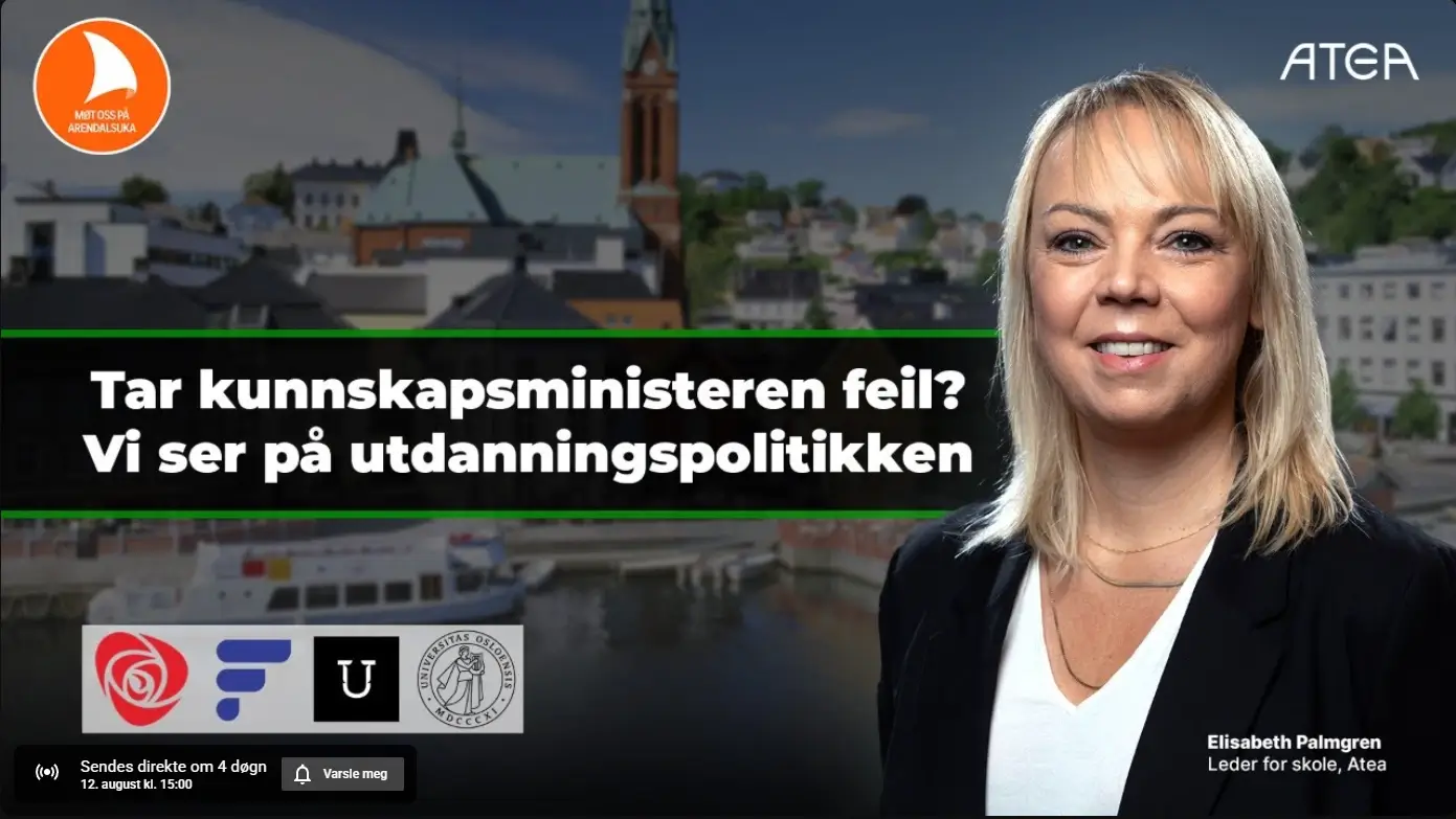 NO Hopp over navigeringen Søk Opprett 9+ Brukerbilde Tar kunnskapsministeren feil? Vi ser på utdanningspolitikken