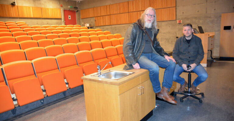 Lærerutdanningen under lupen: Eldar Taraldsen (til venstre) og Ole Petter Vestheim står bak seminaret «Lærerutdanning under lupen» ved Nord universitet i Levanger 1. februar.