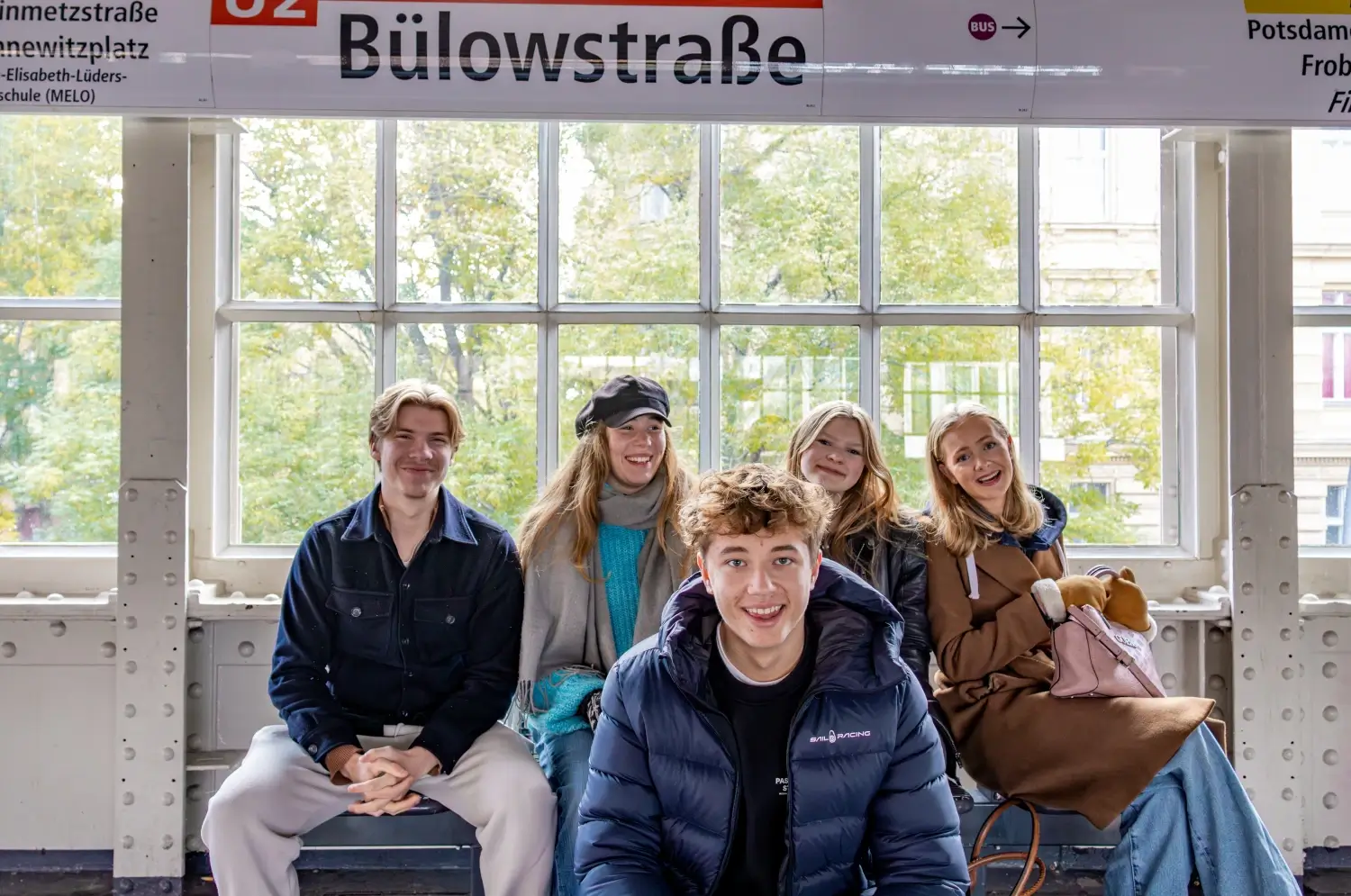 Disse elevene dro på utveksling til Berlin. De aller fleste drar imidlertid til et engelskspråklig land, og det er USA som er favoritten blant elevene i videregående opplæring. HK-dir