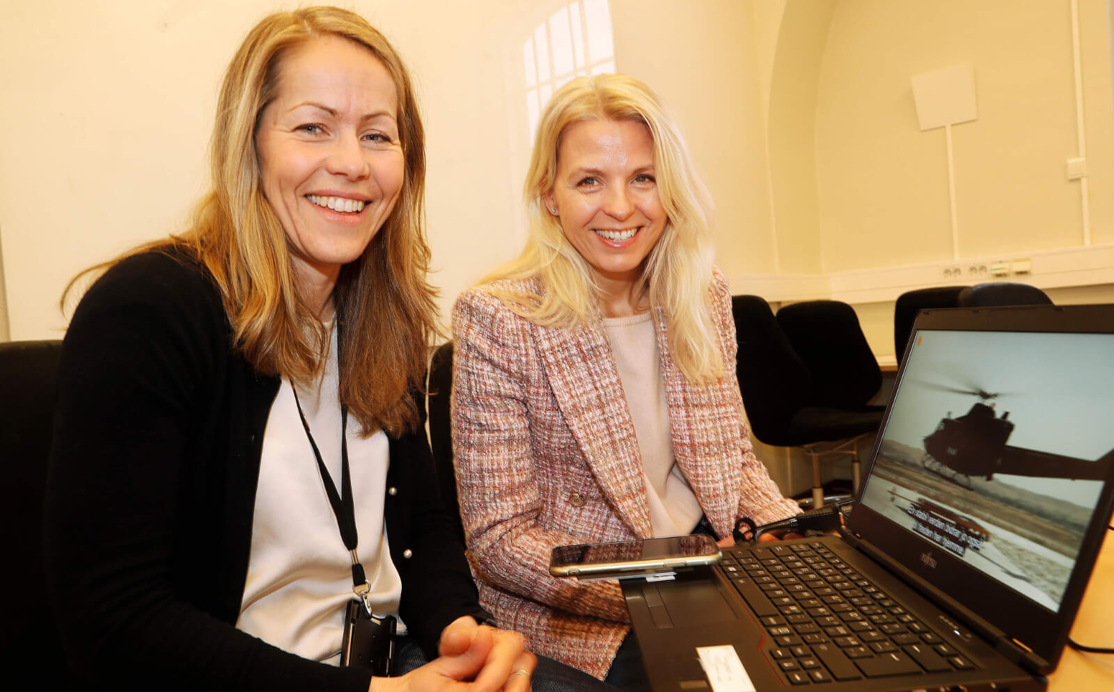 Gry B. Hauge og Britt Nordbø.