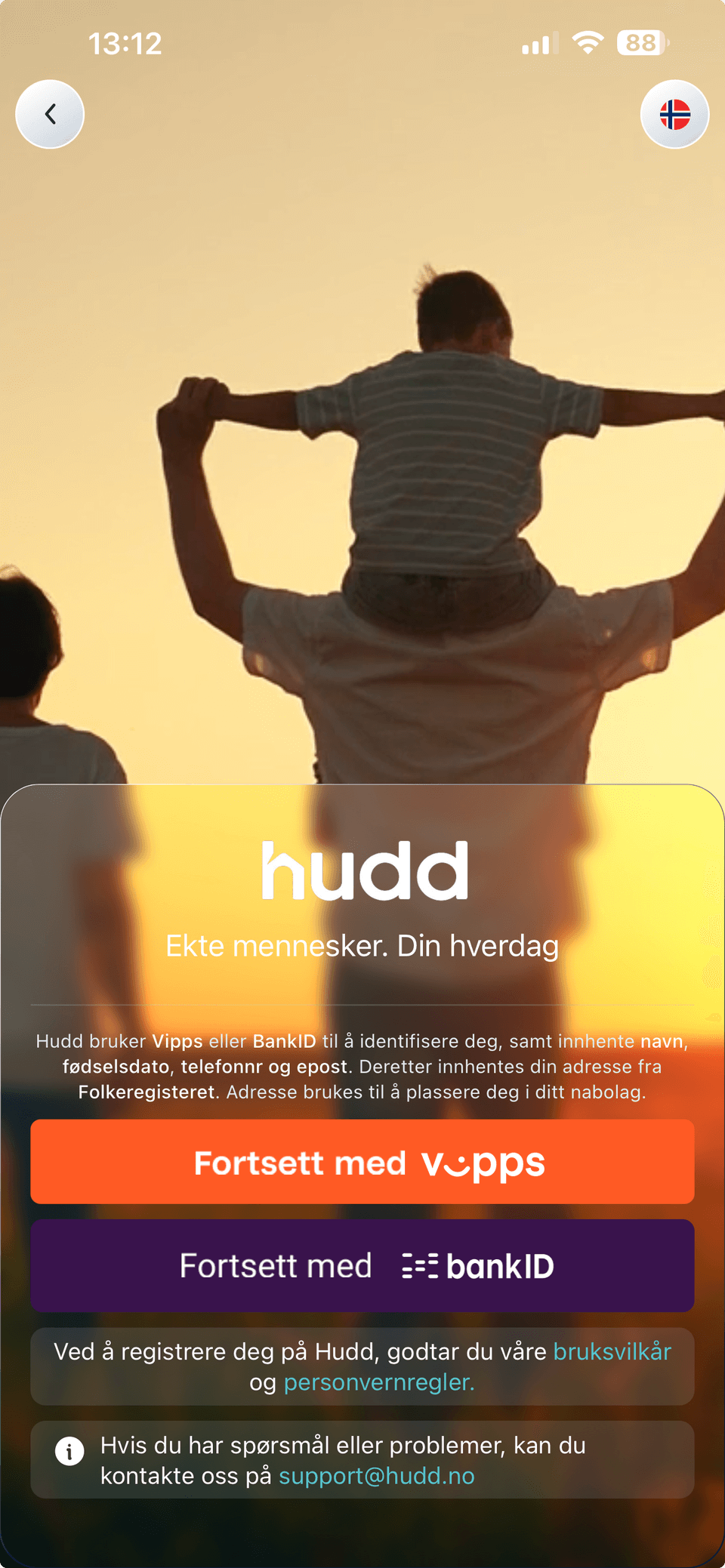 Hudd: Den virkelige risikoen er algoritmene hudd app screen